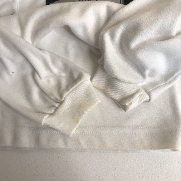 Vintage Hang Ten Long Sleeve Polo Style Black White Pullover Surf Skate Small - Picture 9 of 11